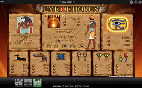 Play Eye of Horus .